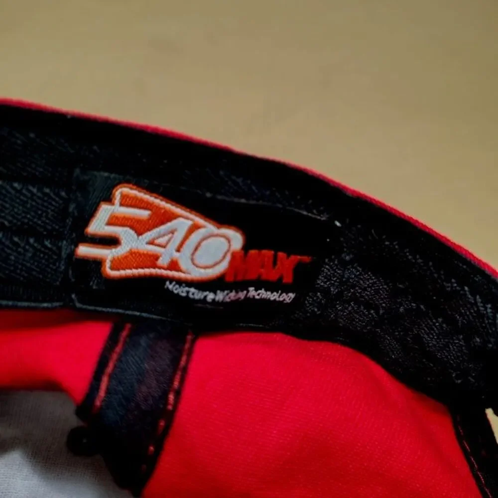 Case IH Agriculture Red & Black CNH Cap Embroidered Hat 840 Max Moisture Wicking